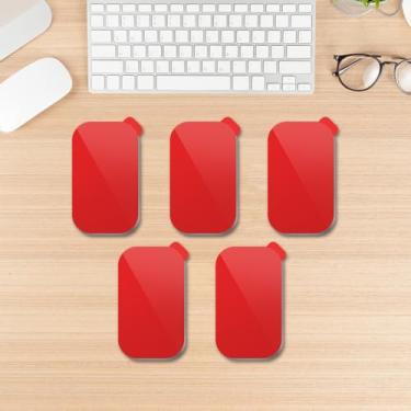 Imagem de Pacote com 5 almofadas adesivas para painel, suporte magnético de carro, suporte de telefone, adesivo de substituição de fita dupla face resistente ao calor extra forte