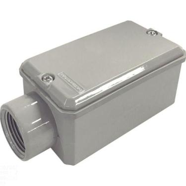 Imagem de Condulete Fixo "e" 3/4" Com Tampa / Com Rosca Npt / Com Pintura Eletro