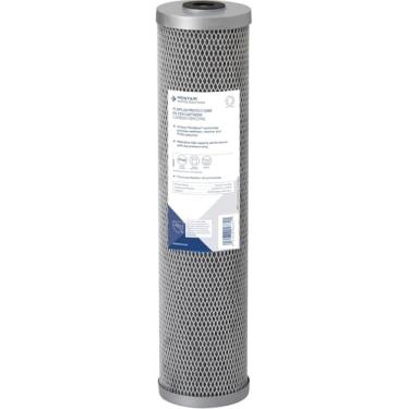 Imagem de Pentek FloPlus Protect 20BB Filtro de água de carbono azul, certificado NSF para reduzir PFAS, 50 polegadas, cartucho de substituição de fibra de carbono para toda a casa, 50,8 cm x 11,4 cm, 0,5