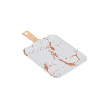 Imagem de Travessa de Melamina Marmorizada 24 x 14 cm WECK