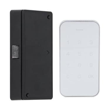 Imagem de YWBL-WH Kit de Bloqueio de Gabinete Eletrônico Com Teclado de Toque Digital, Entrada de Senha Criptografada Segura, Bloqueio de Segurança Sem Chave para Guarda-roupas, Armários de Sapatos, Mesas de