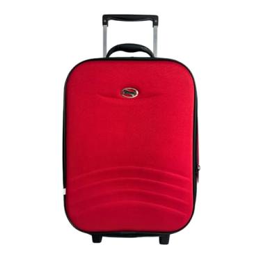 Imagem de Mala de Bordo 10Kg Forrada e Resistente (Vermelho)