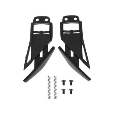 Imagem de YINETTECH 2 peças de placa de base de viseira de capacete compatível com AGV Pista GP R GP RR