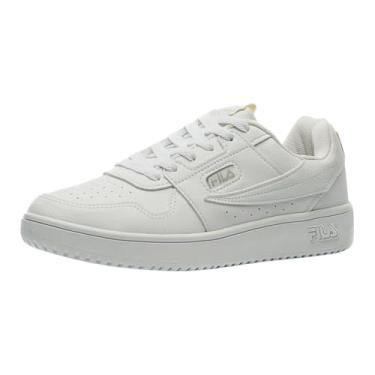 Imagem de Tenis Fila Acd Classic Feminino,Branco/Prata/Bege,35