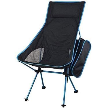 Imagem de Espreguiçadeira, cadeiras reclináveis, ultraleve, portátil, dobrável, para acampamento, cadeira de praia, dobrável, para atividades ao ar livre, com bolsa para trilha/viagem/caça/pesca, P