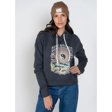 Imagem de Moletom Billabong Fech All Time Hood Preto-Preto-P-Feminino