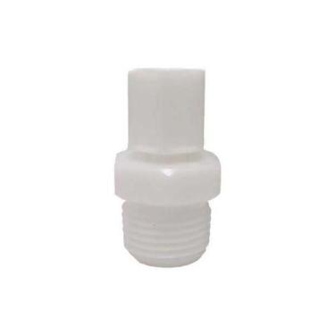 Imagem de Conector Macho Nylon Para Mangueira De 1/4 Rosca 1/4 - Br Fish Aquaris