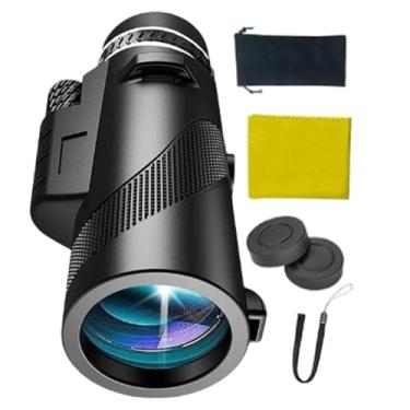 Imagem de Telescópio para adultos | Telescópios monoculares | Ampliação leve compacta de 80x para observação de pássaros e astronomia ao ar livre