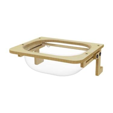 Imagem de Whtkoph Rede para Gatos, Cama para Gatos em Formato de Cápsula Espacial, Lavável, Compacta, Multifuncional, para Gatinhos, Poleiro de Janela para Gatos