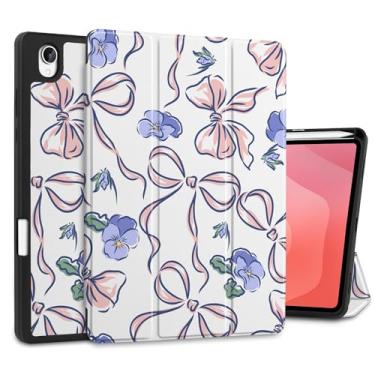 Imagem de DONGKE Capa para Samsung Galaxy Tab S11 5G 11 polegadas modelo 2025 (SM-X730/X736B), capa fina e leve com três dobras com suporte para caneta S, hibernar/despertar automático, parte traseira de TPU