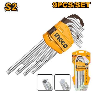 Imagem de Jogo De Chaves Torx T10 A T50 Com 9 Peças INGCO