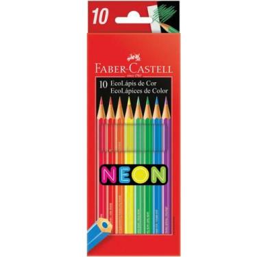 Imagem de Lápis de Cor Neon Faber-Castell - 10 Cores