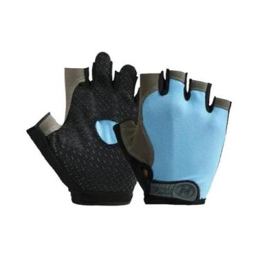 Imagem de Luvas De Academia Sem Dedos Antiderrapantes E Respiráveis, Absorção De
