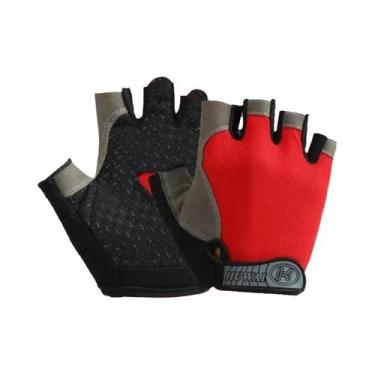 Imagem de Luvas De Academia Sem Dedos Antiderrapantes E Respiráveis, Absorção De