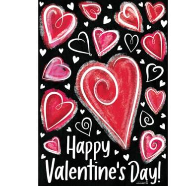 Imagem de Briarwood Lane Bandeira de casa de dança coração dos namorados