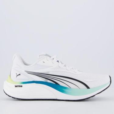 Imagem de Tenis Puma Electrify Nitro 4 Branco e Azul, 43