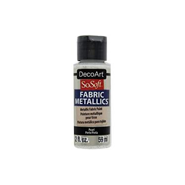 Imagem de Deco Art SoSoft Tinta acrílica metálica de tecido 60 g pérola