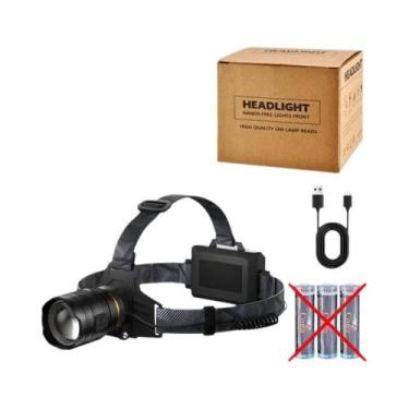 Imagem de Lanterna De Cabeça Recarregável De Alta Potência COBA XHP360 Com 36 Nú