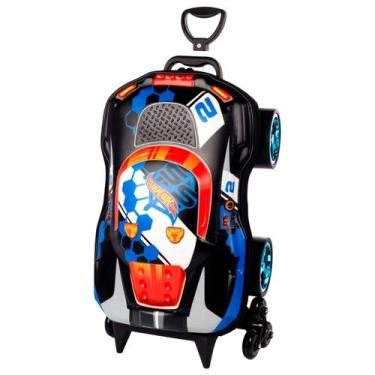 Imagem de Mochila Terrain Storm Hot Wheels Rodinha Tripla Mala Escolar De Passei
