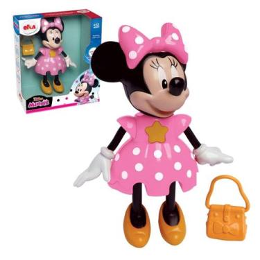 Imagem de Boneca Minnie Disney Conta Histórias Com Som Brinquedo Elka Interativo