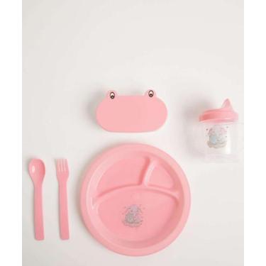 Imagem de Kit 5 Peças Introdução alimentar Para Bebê Marisa-33278, UN, Rosa