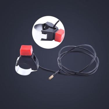 Imagem de LiebeWH Interruptor de Parada de Moto, Interruptor de Ignição Momentâneo para Mini Moto, Design Durável, Cabe No Guiador de 22 Mm, Ideal para Bicicletas Sujas e Quadriciclos