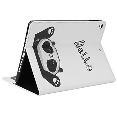 Imagem de Tangxi Capa Portátil para Tablet, Capa de Couro Pu Com Proteção Universal 360 Com Função de Suporte, para Tablet Ios de 9,7 Polegadas (OLÁ Pandas)