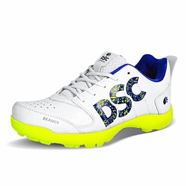 Imagem de DSC Sapatos de Críquete Masculino Beamer Tamanho 5 UK (Laranja Fluro Branco-Branco), Amarelo, 38 BR