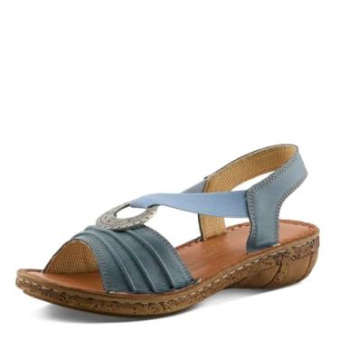 Imagem de Spring Step Sandália feminina Karmel, Jeans azul, 6.5-7