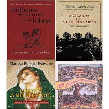 Imagem de KIT 4 LIVROS Clarissa Pinkola Estes Mulheres que correm com os lobos +