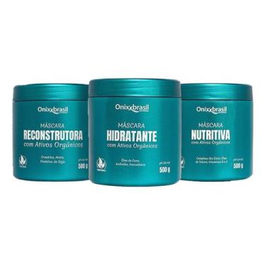 Imagem de Cronograma Capilar Onixx Brasil Hidratante Nutritiva Reconstrutora