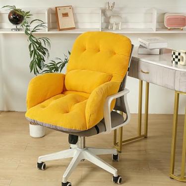 Imagem de Almofadas confortáveis ​​para cadeiras de escritório, almofada de suporte lombar, almofada de assento respirável para dormitório, escritório, carro, casa, sala de jantar e cozinha.