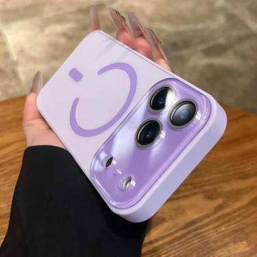 Imagem de Capa protetora de carregamento para iPhone Air 11 12 13 14 15 16 17 Pro Max (para iPhone 13 Pro Max/PP roxo)