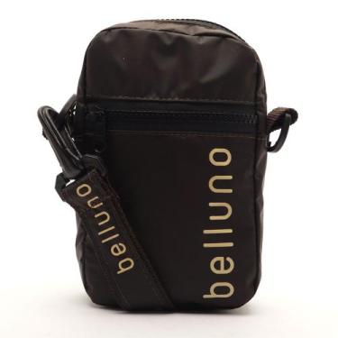 Imagem de Mini Bolsa Transversal Shoulder Bag Belluno, S marrom, UN