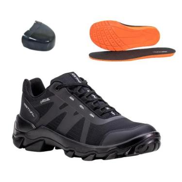 Imagem de Sapato de Segurança Hybrid Smart All Black Estival Inteiro Preto HB600