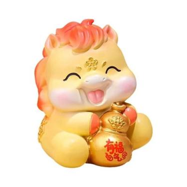 Imagem de Boneco Mascote Do Ano Do Cavalo 2026, Ornamento DIY Para Carro E Mesa,