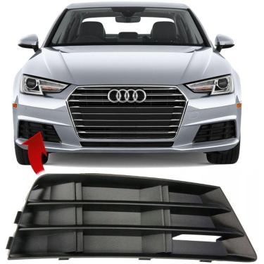 Imagem de Grade Moldura Preta Parachoque A4 B9 2.0 2016 À 2019 Direita