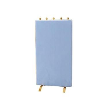 Imagem de Suporte de joias azul claro de veludo dupla face, suporte para janela, adereços criativos de alta qualidade para shopping center, expositor de joias (pequeno)