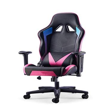 Imagem de Cadeira de jogos cadeira de jogos cadeira de jogos assento confortável cadeira chefe cadeira elevatória encosto cadeira de computador cadeira de jogos ergonômica (cor: azul tamanho: tamanho único