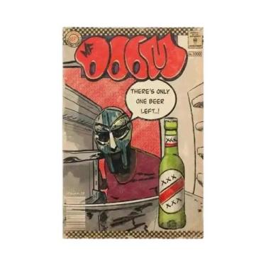 Imagem de Pôster De Arte Em Tela Da Banda De Hip Hop MF Doom, Decoração Estética