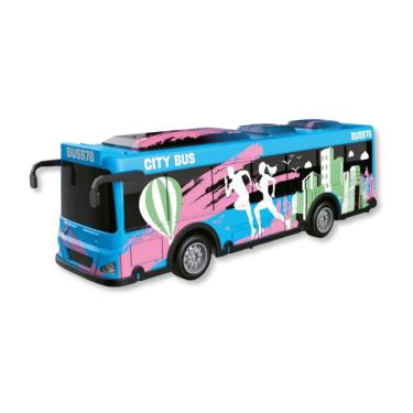 Imagem de Onibus Com Controle Remoto Citybus Azul E Rosa (Rc25149) - Zippy Toys