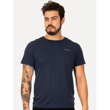 Imagem de Camiseta Columbia Masculina Neblina Azul Marinho, G