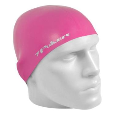 Imagem de Touca de natação infanitl poker power silicone junior resistente, Únic