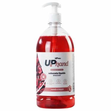 Imagem de Sabonete Líquido Glicerinado 1L Romã e Maçã Up Hand c/ Pump Dispenser 