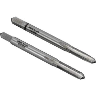 Imagem de Macho Manual de aço Rápido, M3 x 0,50 mm, Rosca MA, Jogo com 2 Peças, 