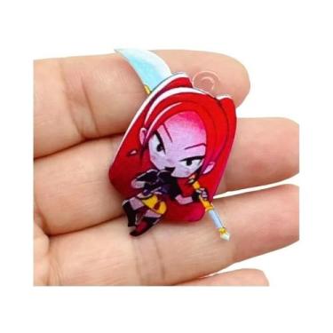 Imagem de Pingentes De Acrílico De Personagens De Desenhos Animados E Anime, 10 