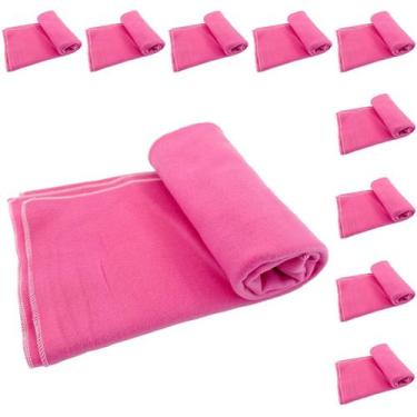 Imagem de 10x Manta Cobertor Para Cachorro Gato Soft Mantinha Macia Grande Pet -