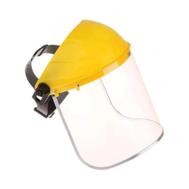 Imagem de Máscara De Proteção Facial Transparente Para Motocicleta Em PC, Escudo