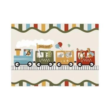 Imagem de Decoração Para Quarto Infantil, Arte De Parede Com Animais Engraçados 