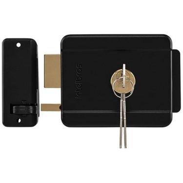 Imagem de Fechadura Eletrica Cilindro Fixo Fx500 4679040 - INTELBRAS, Preto